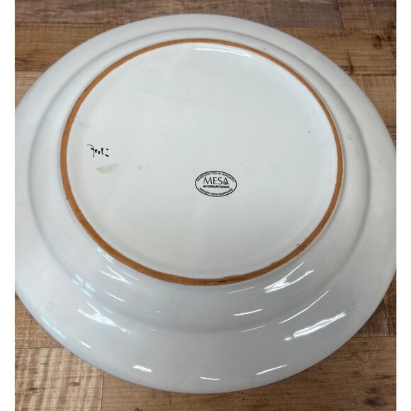 Handcrafted Mesa Ceramic Serving Plate 13" Diameter Made In Hungary Large - Picture 3 of 4